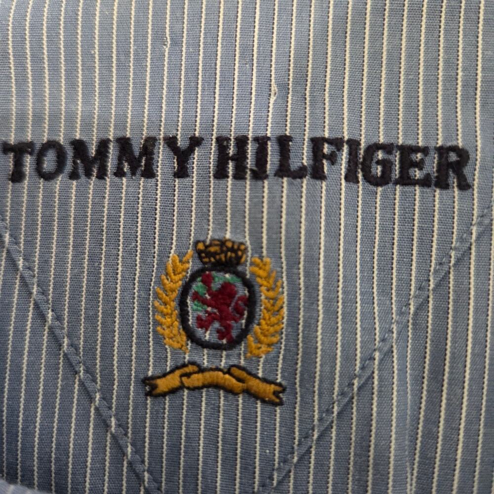 Men's Long Sleeve Tommy Hilfiger Dress Shirt, Size 17 34-35 - Picture 2 of 7